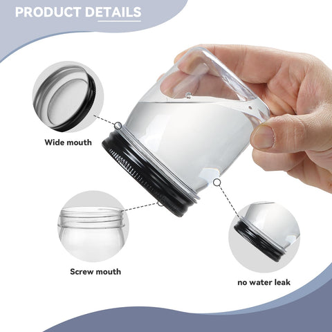 novelinks clear jar filled with spices showing visibility and access