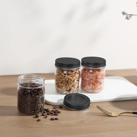 novelinks storage jars for kitchen and bathroom organization