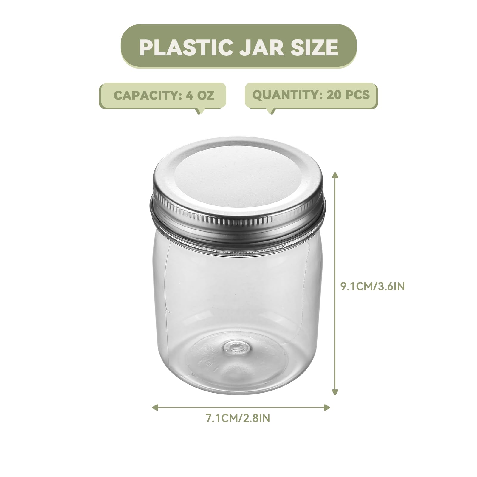 Novelinks pantry jar for easy stacking and visible contents.