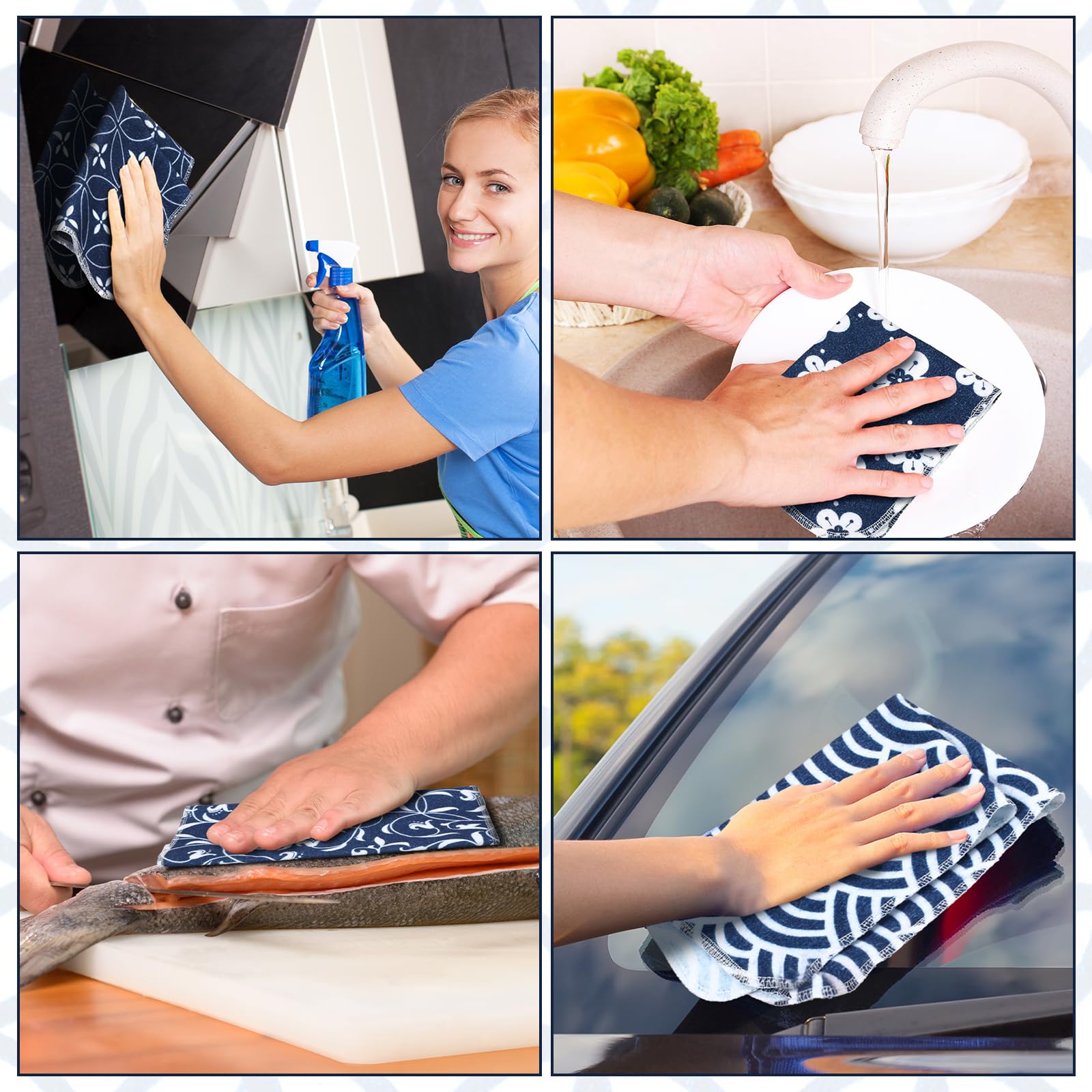 Noveread easy-care machine washable towels simplify household maintenance