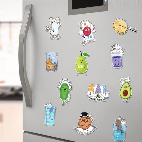 Noveread office fridge magnets offer durable backs and clear print for quick reference.