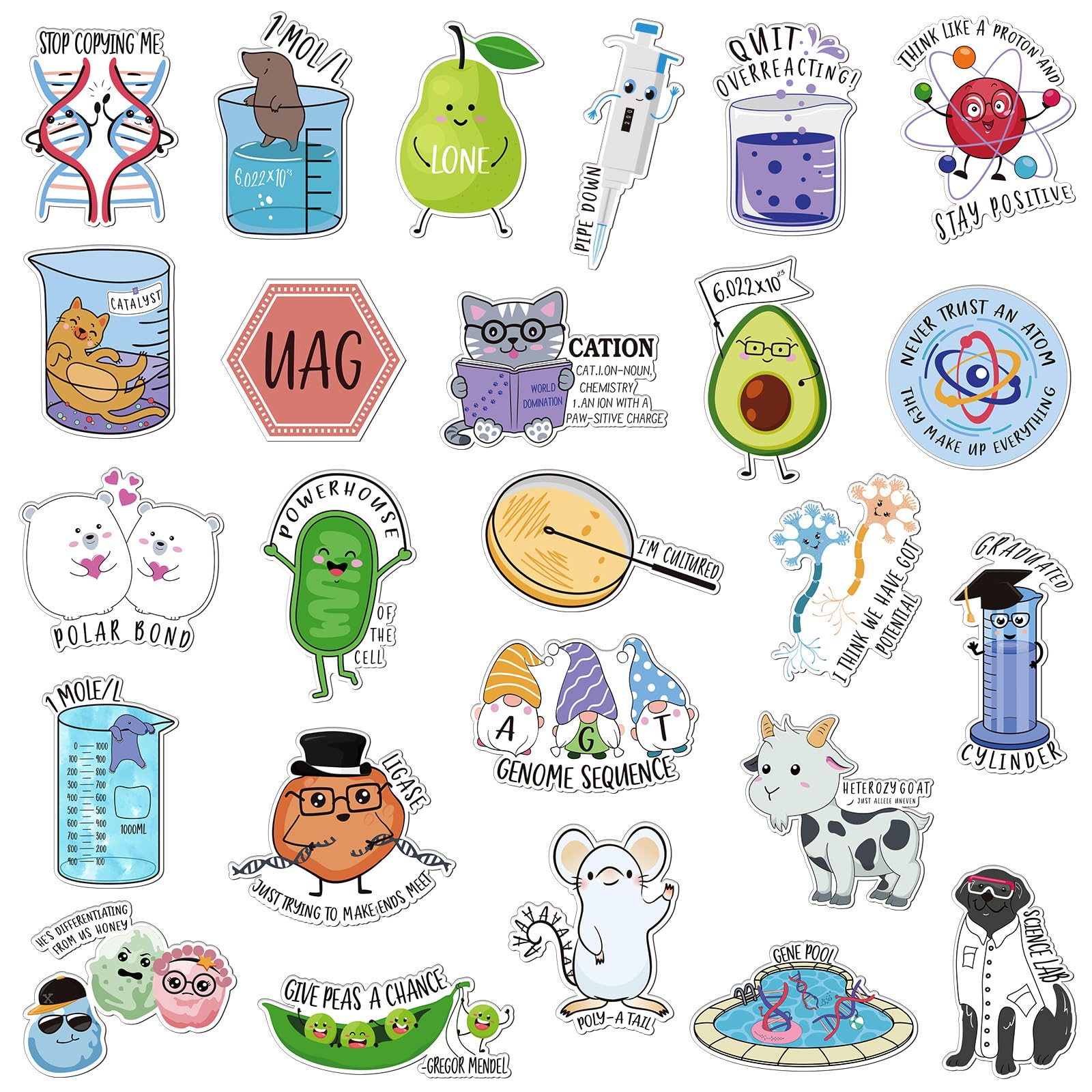 Noveread punny chemistry fridge magnets set decorates the fridge and holds notes securely.