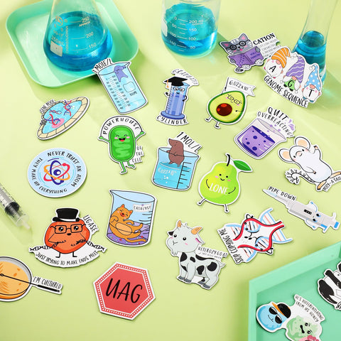 Noveread science humor magnets brighten spaces and provide practical note-holding on magnetic surfaces.