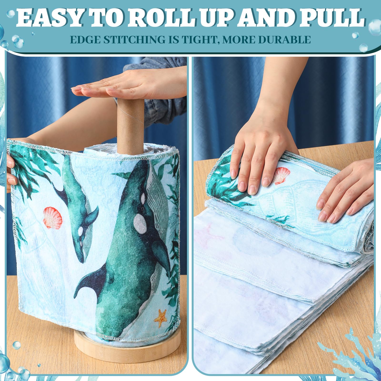 Noveread tissue-holder-fit towels fit most holders for tidy, quick access.