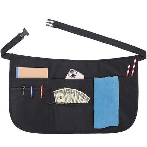 Noverlife 6-pocket apron with front pockets keeps essentials within easy reach.