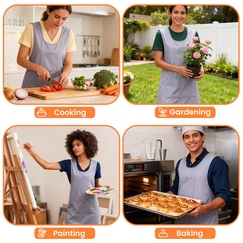 Noverlife Unisex-fit apron suitable for a range of sizes and shapes.
