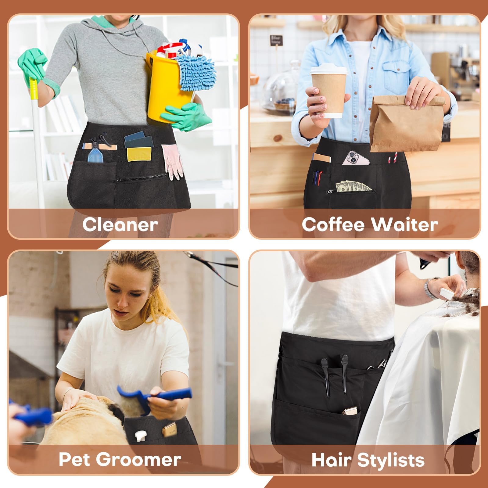 Noverlife oil-stain resistant fabric cleans easily after busy shifts.