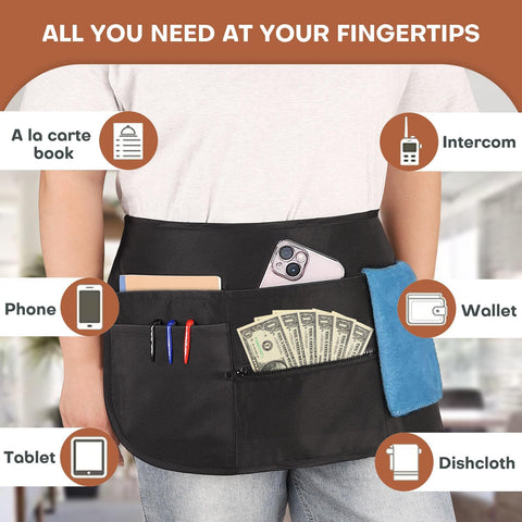 Noverlife unisex-fit apron suits both staff and servers.
