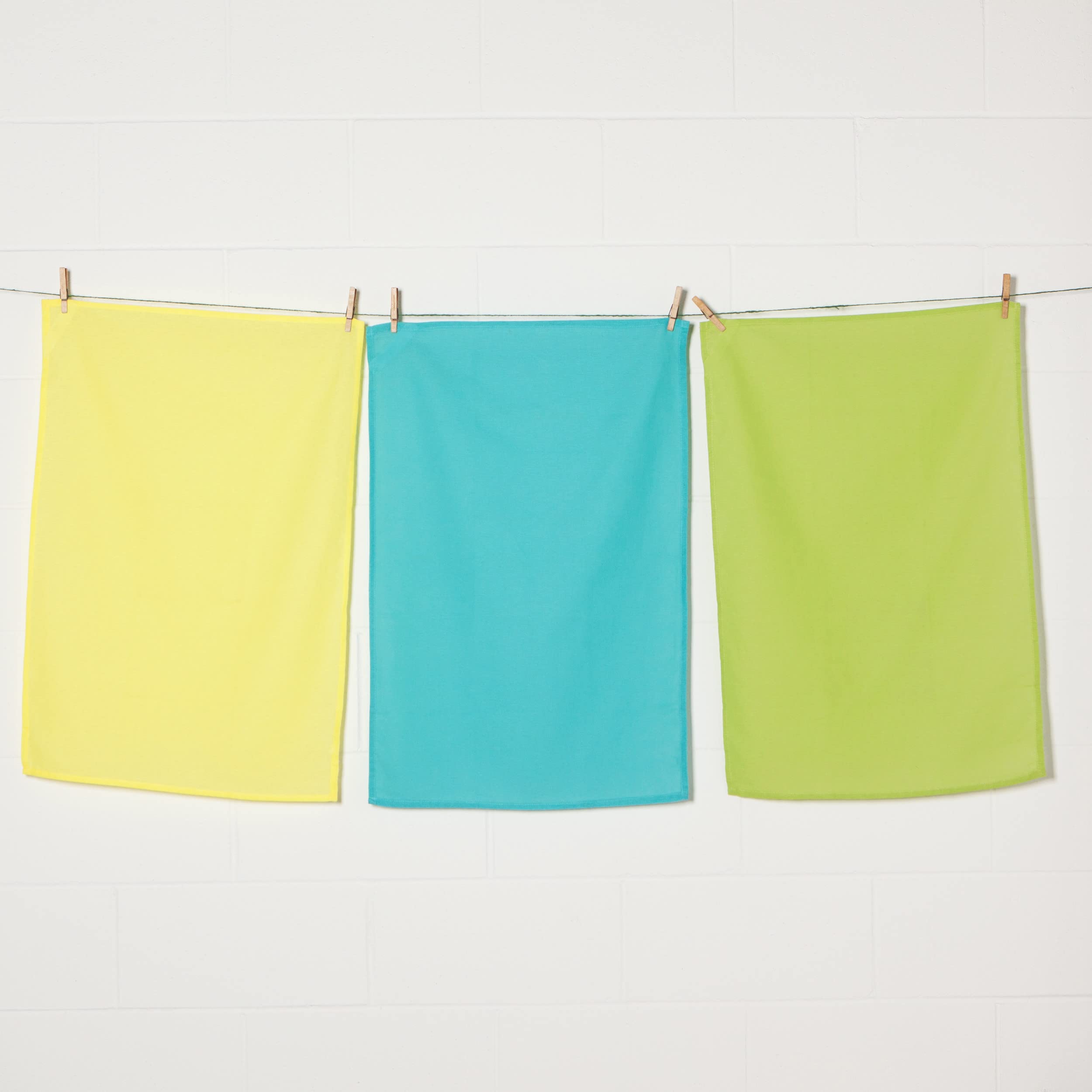 Now Designs flour sack towels gift set tied with baker's twine