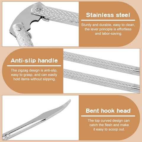 NOWHYX nutcracker grip demonstrates smooth handling to prevent hand scratches.
