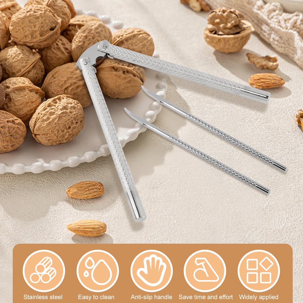 NOWHYX nut-picks stainless steel 8-picks ready for pulp removal.