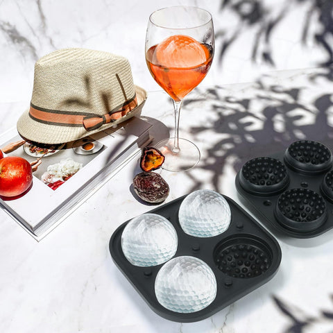 NowMaithis easy-release silicone mold allows quick pop-out of the ice spheres.