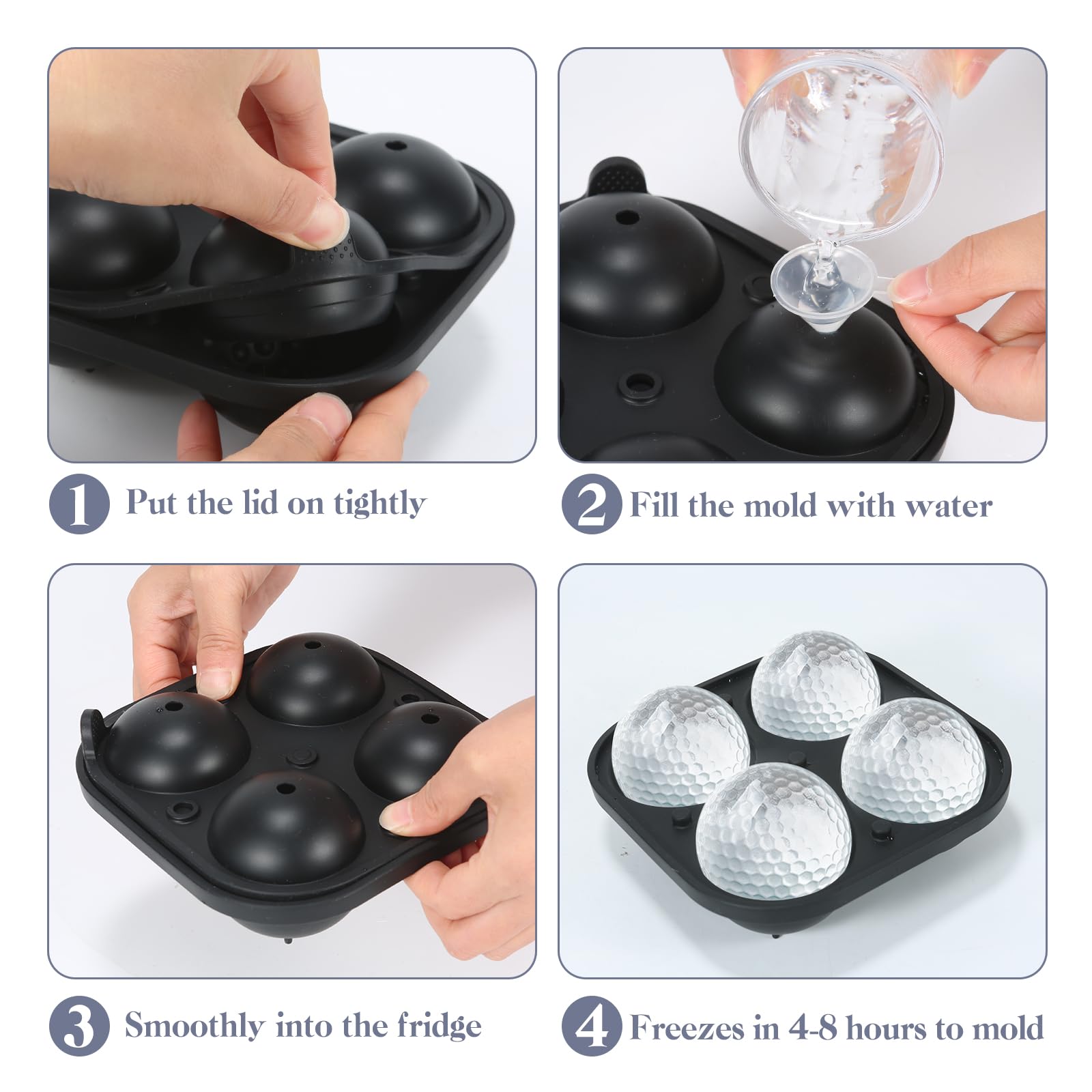 NowMaithis funnel-included mold aids spill-free filling.
