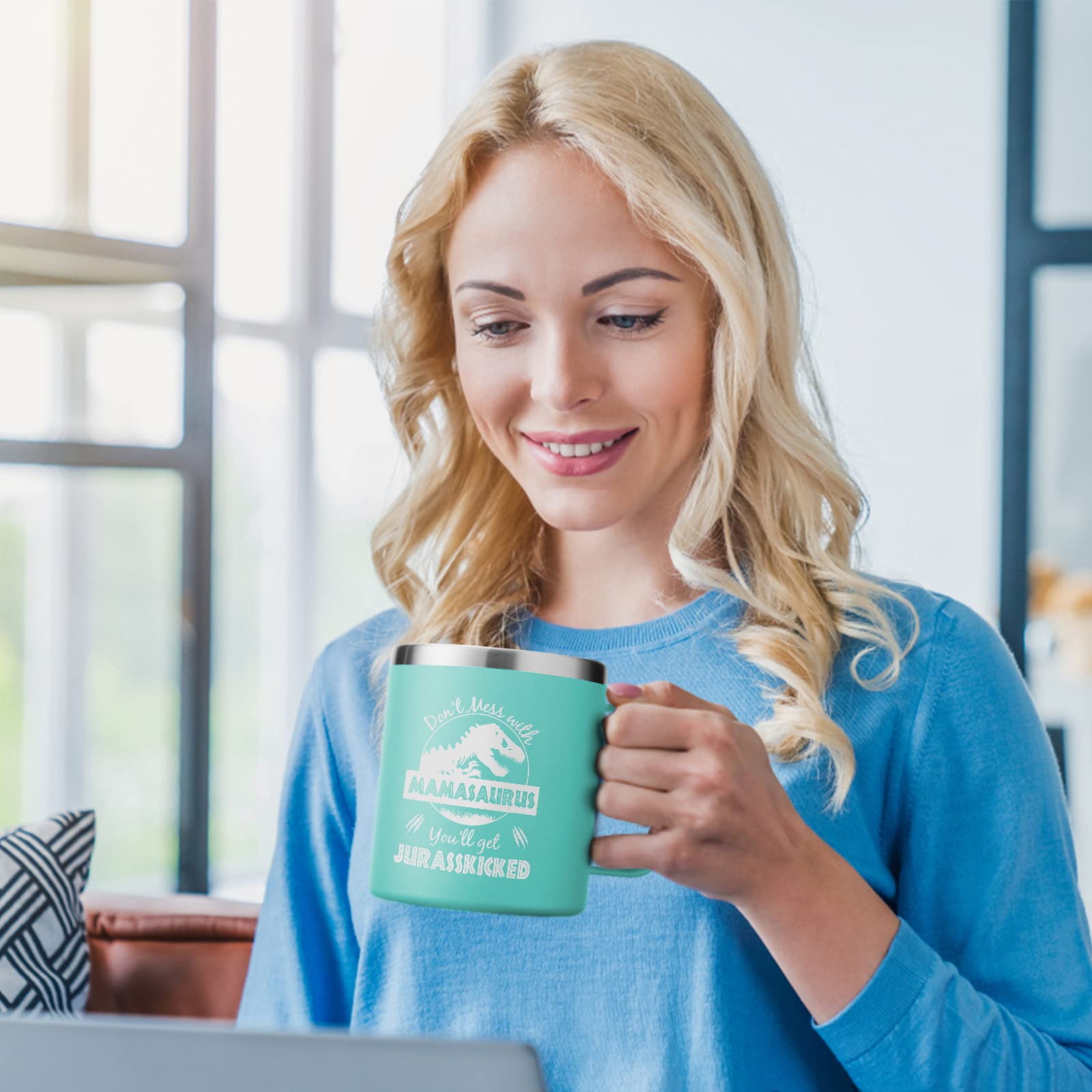 NOWWISH durable stainless steel mug emphasizes rugged daily use.