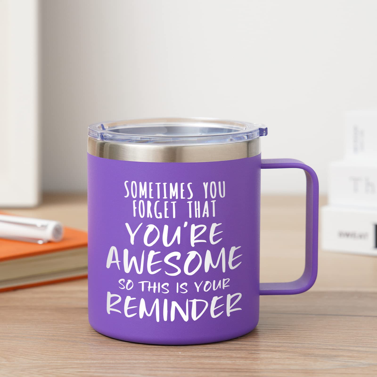 NOWWISH ergonomic handle mug is ideal for office, gym, or travel.
