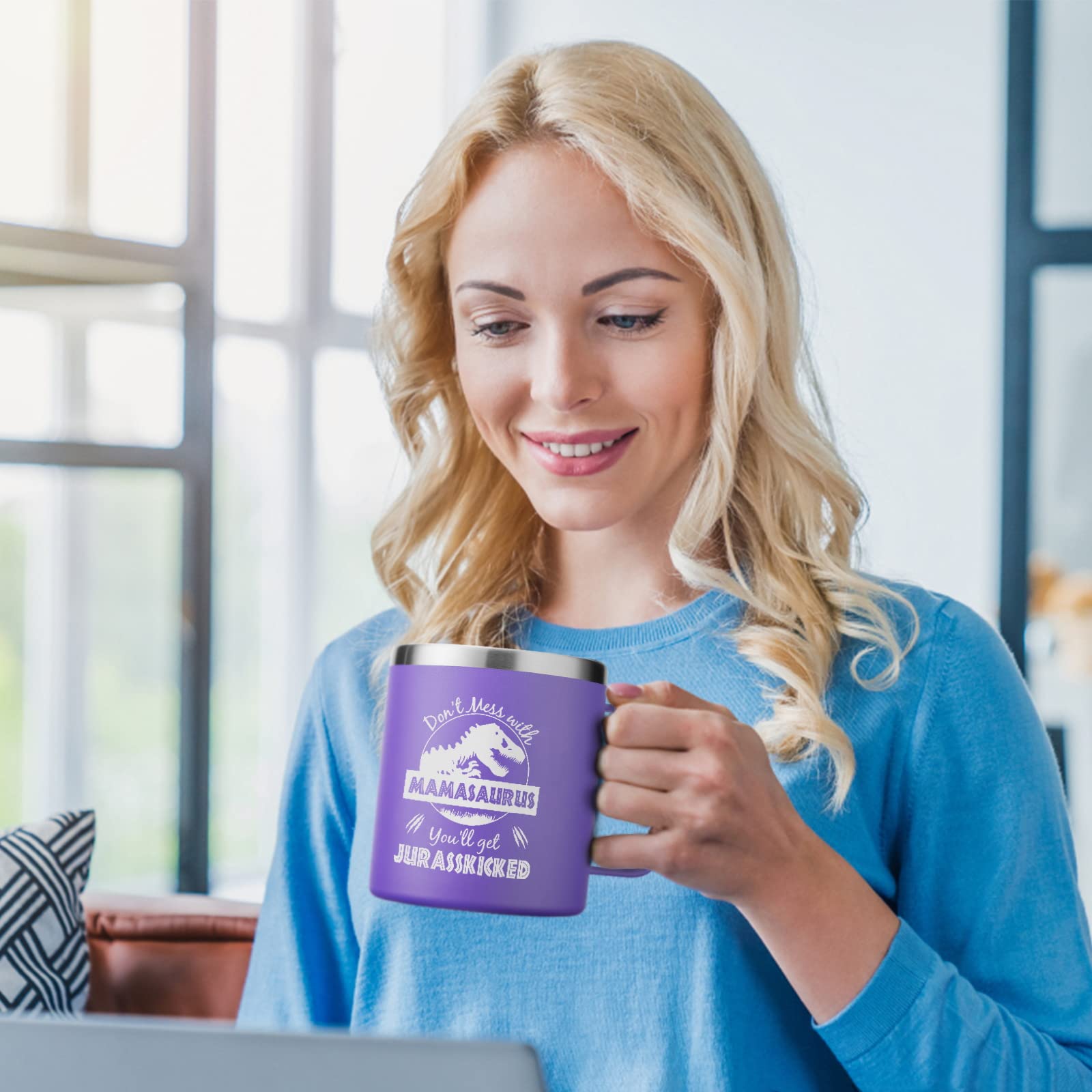 NOWWISH Mamasaurus mug suitable for a cozy morning break