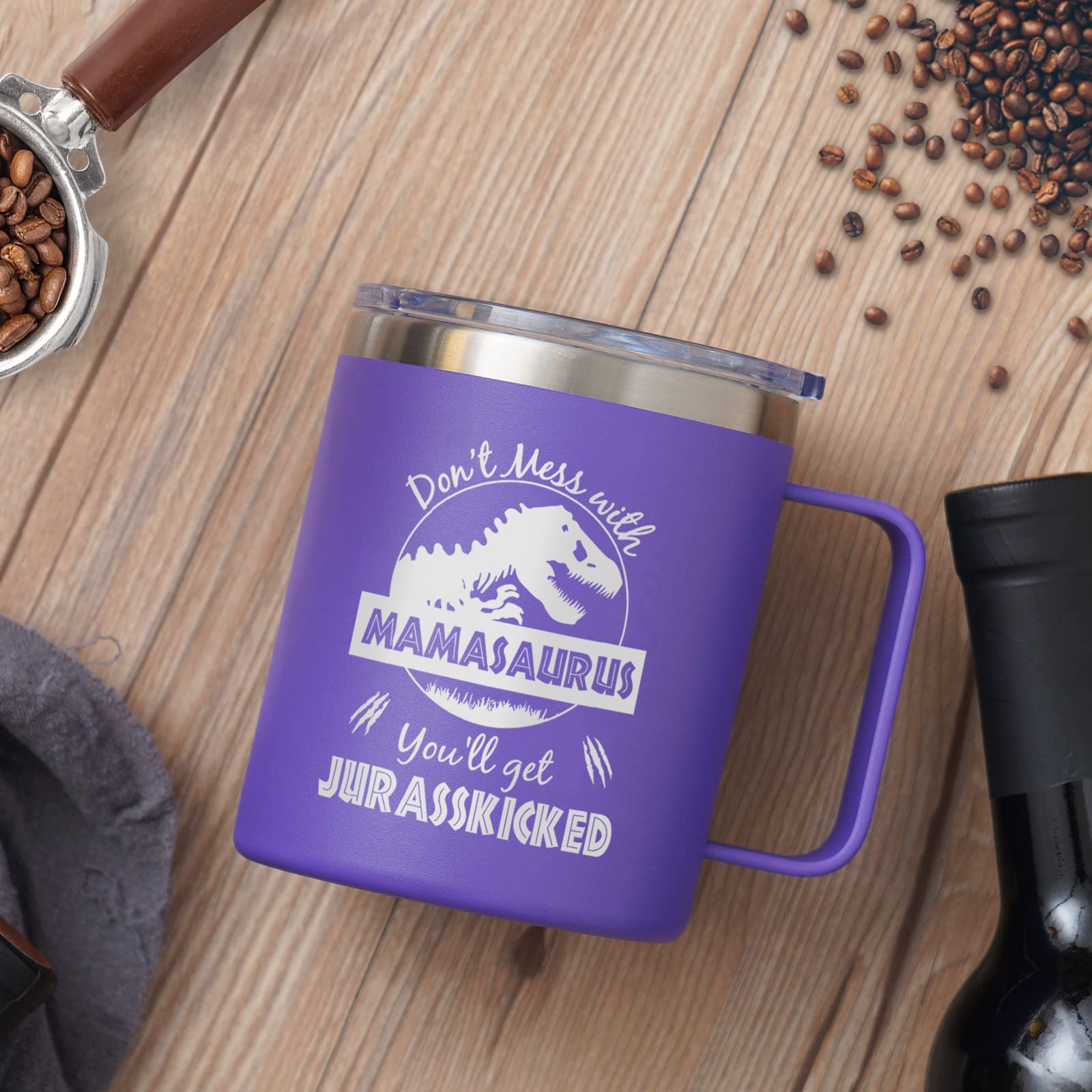 NOWWISH Mamasaurus mug makes a thoughtful stocking stuffer for moms