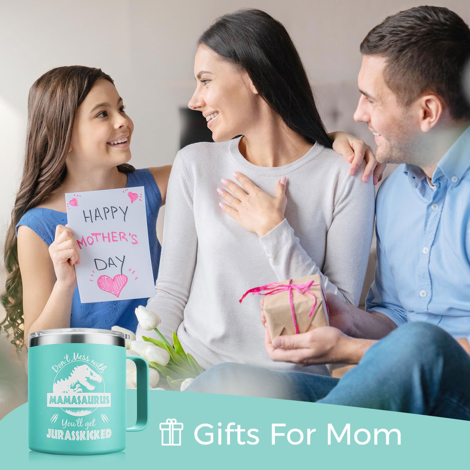 NOWWISH mom gift design sits on a desk or kitchen counter with elegance.