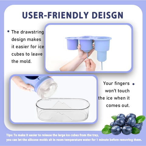 Food-grade silicone ice cubes produced by Noxetu mold safely.