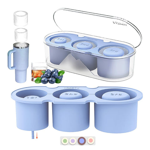 Noxetu ice mold fits Stanley 30oz/40oz for clean, large ice cubes.