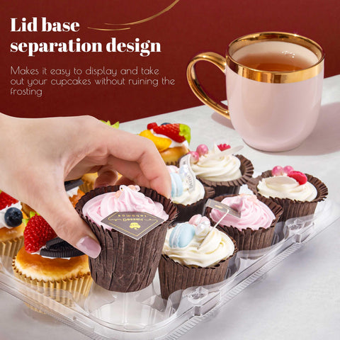 NPLUX cupcake box stackable design for organized transport