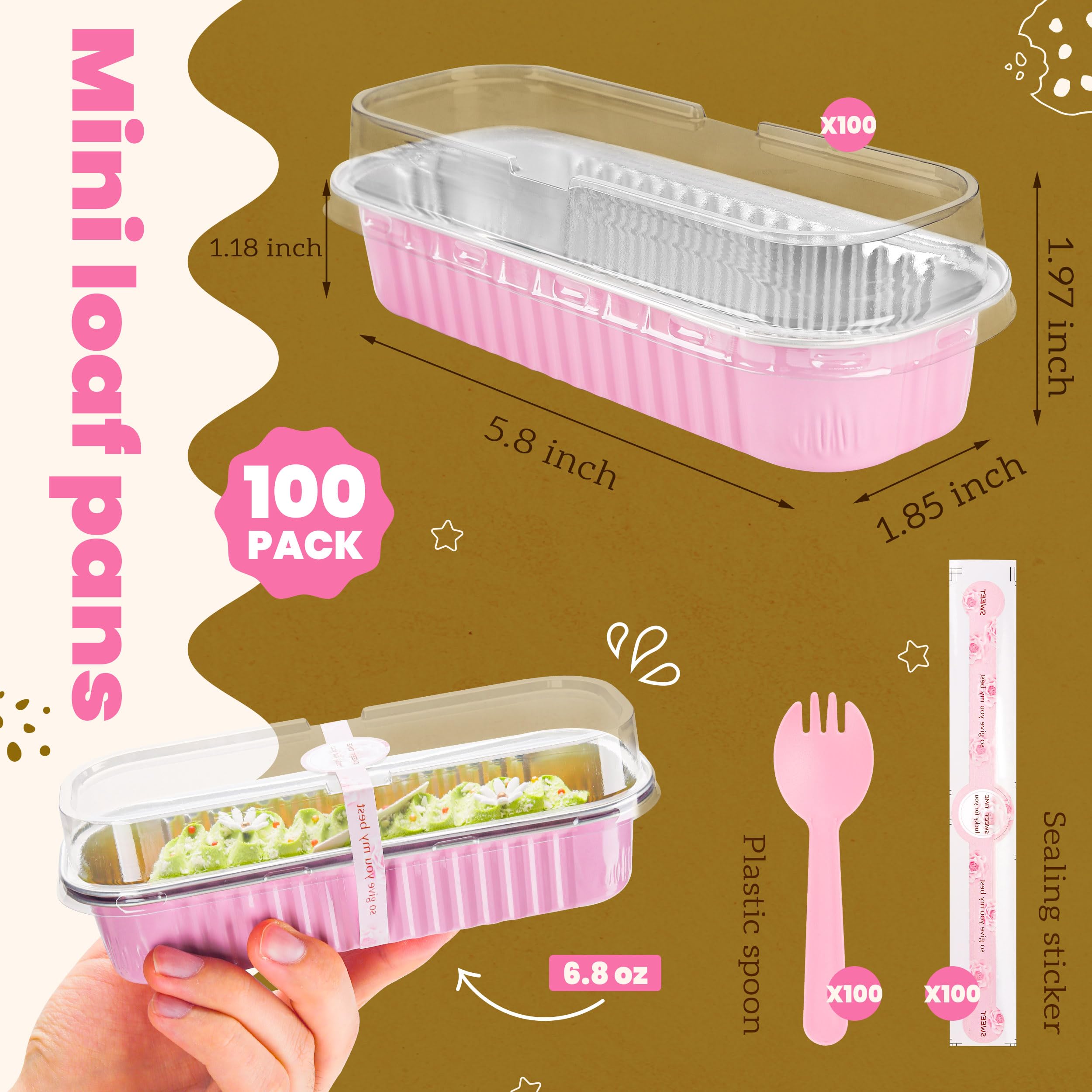 NPLUX disposable foil pans simplifying post-bake cleanup.