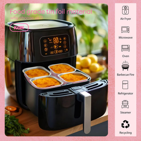 NPLUX pink packaging featuring 50 pans and lids for events