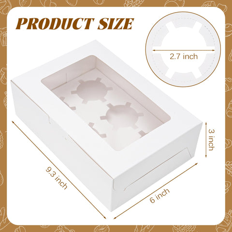 NPLUX white bakery box packaging for elegant dessert presentation