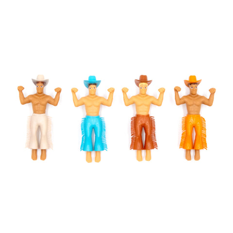 NPW four-cowboys-pack glass markers keep drinks separate and spark conversation.