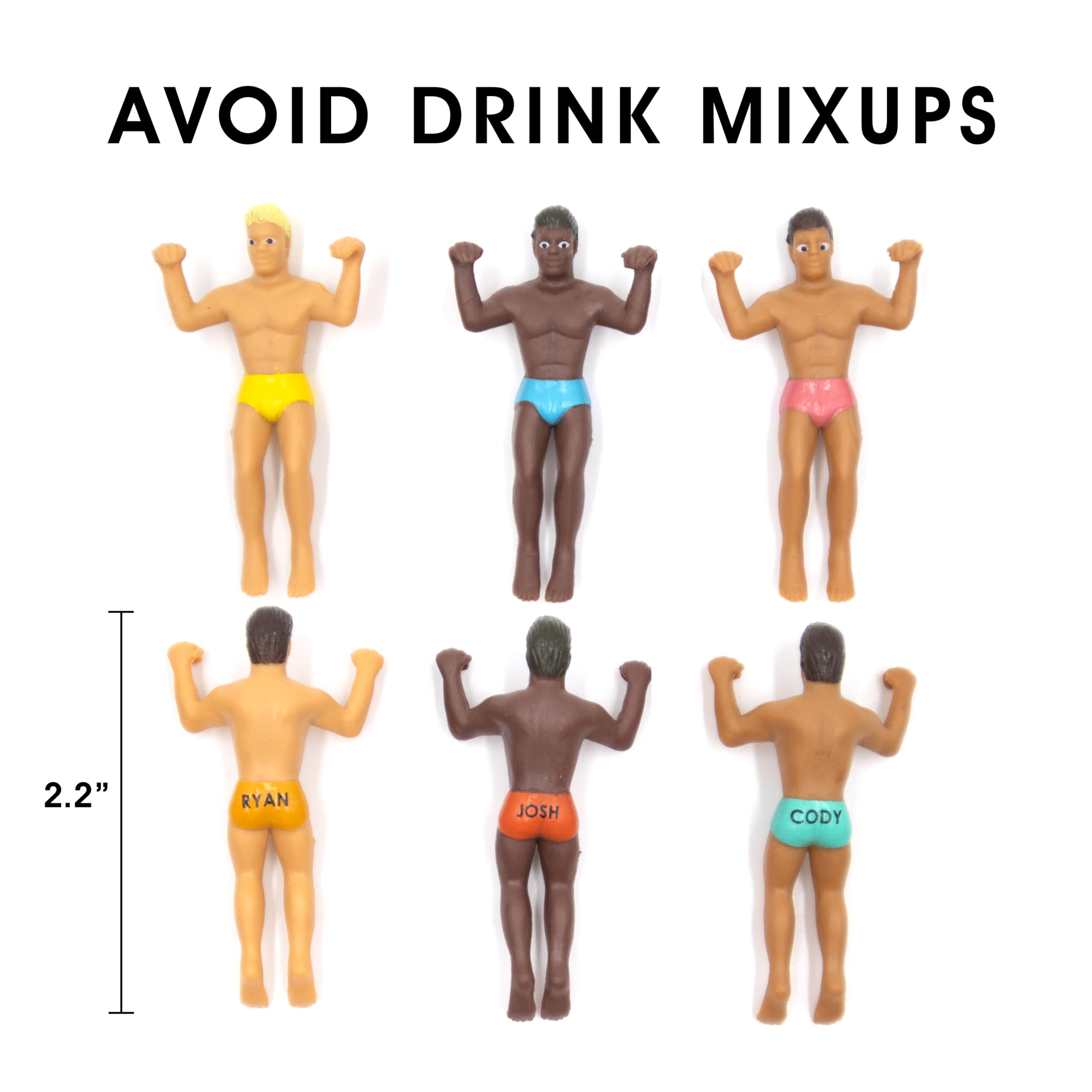 Six mini NPW figures add playful vibe and easy glass tagging.