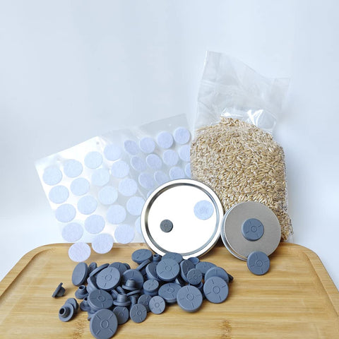 NRAMOOS rubber stopper port assembly for secure jar sealing.