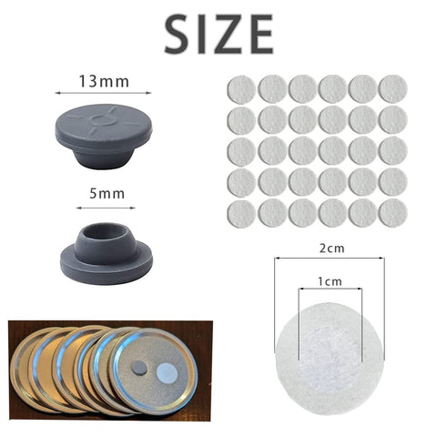 NRAMOOS 20mm synthetic filter sticker pack supports clean airflow.