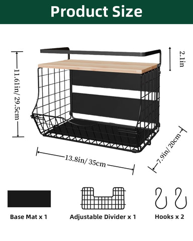 NRSVIAN top-shelf organizer for quick spice access
