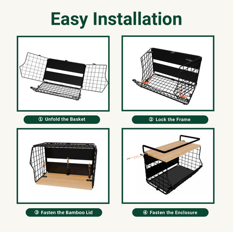 NRSVIAN versatile kitchen storage for fridge and counter