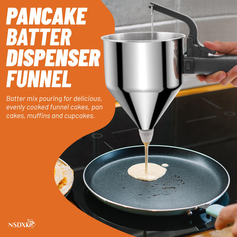 NSDXK stainless steel body ensures durable, rust-resistant baking tool for years.