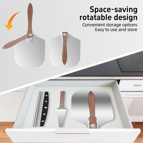 Nsoyos rocker cutter delivers clean, precise pizza slices