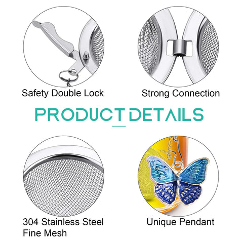 NSTaygate hanging chain design enables easy removal from teapots and mugs.