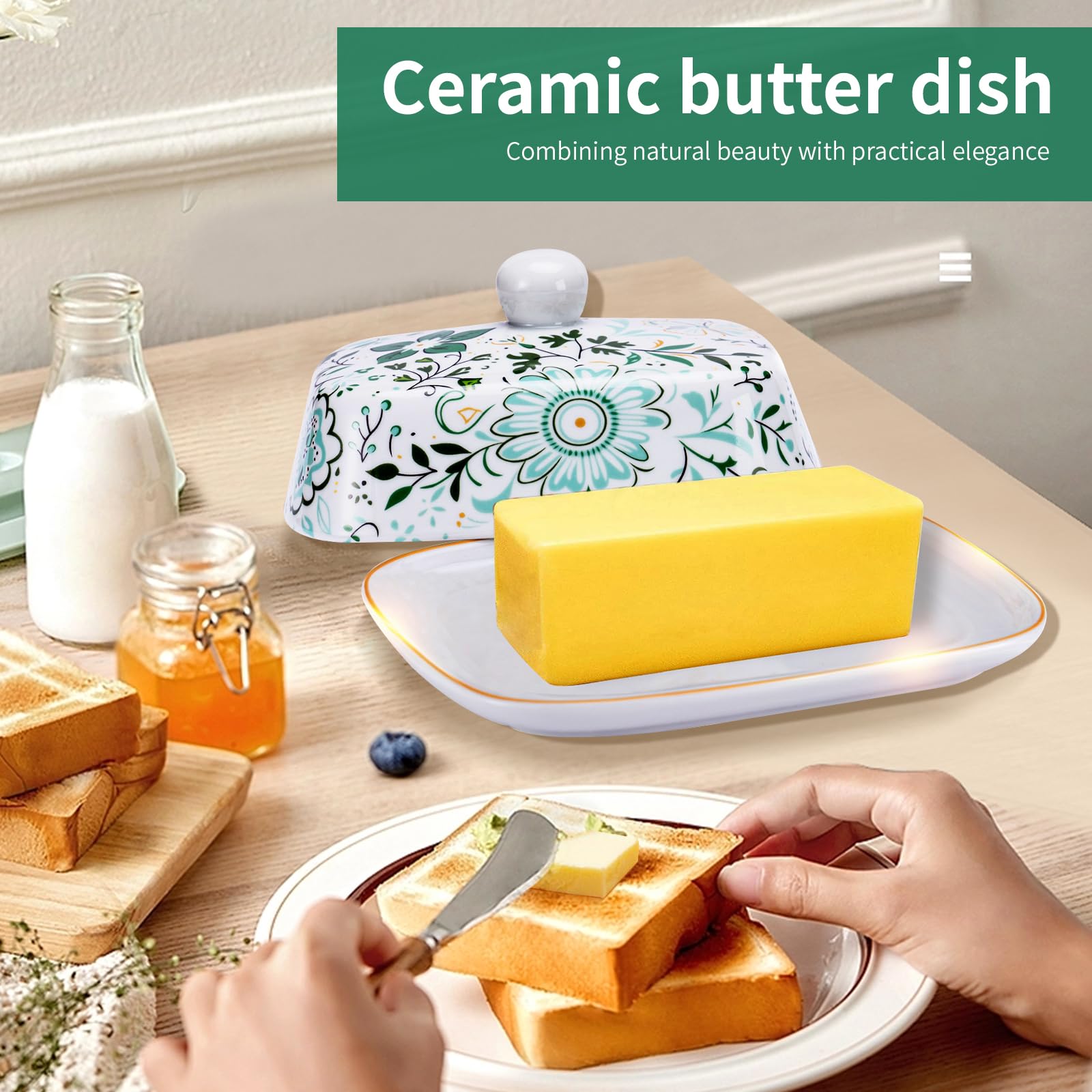 NTWJNJY butter keeper is dishwasher safe for easy cleanup