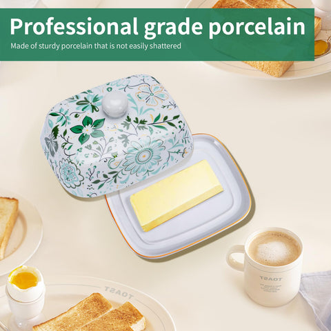 Gift-boxed NTWJNJY butter dish ideal for housewarmings