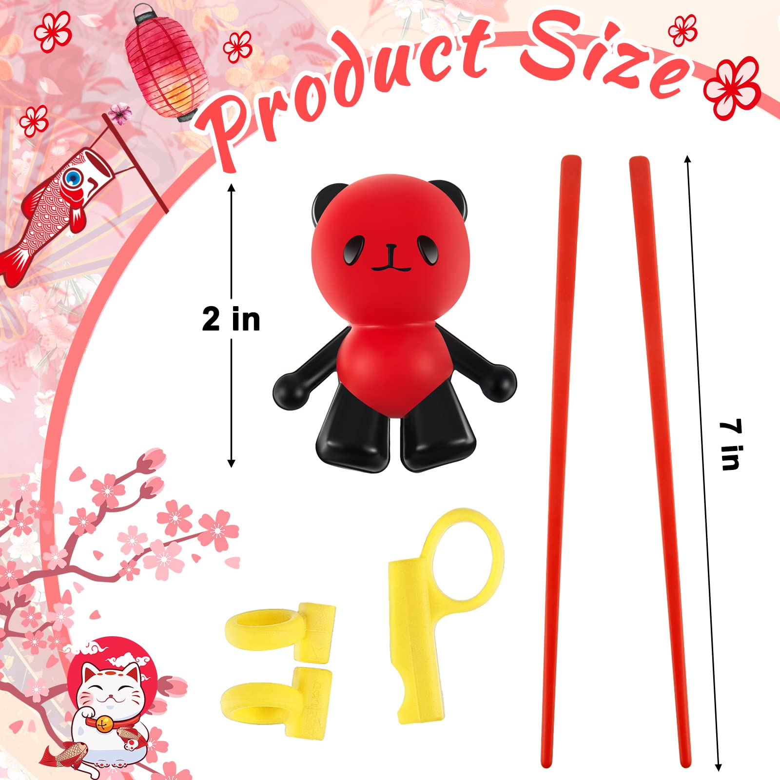 Nuanchu cat-style training chopsticks with beginner-friendly tips