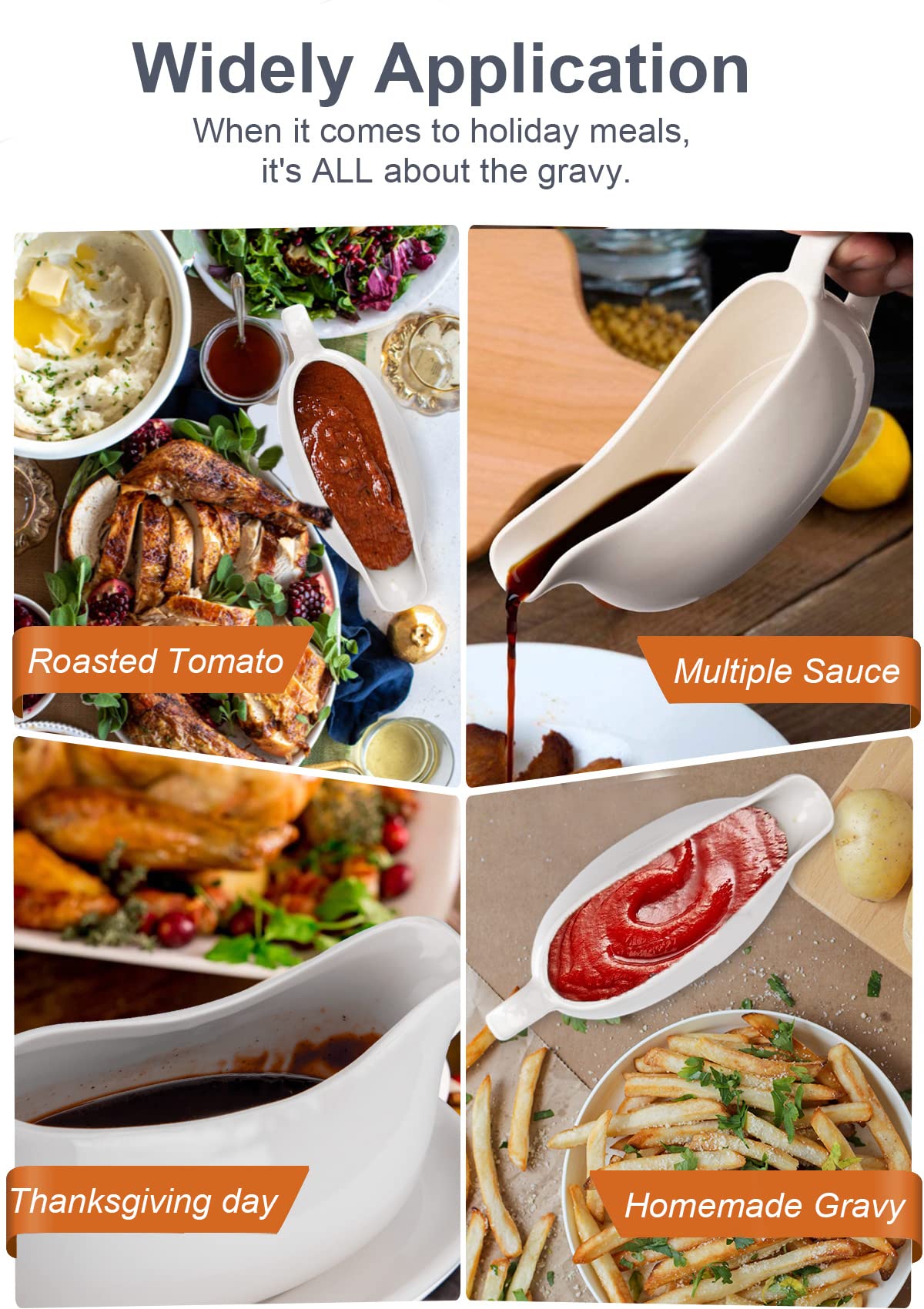 Nucookery 14 ounce capacity perfect for holiday sauces