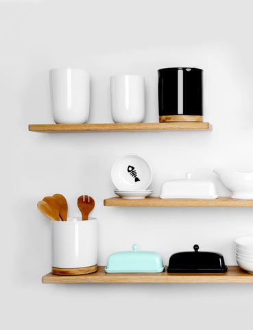 Nucookery butter dish dishwasher-safe and easy to clean