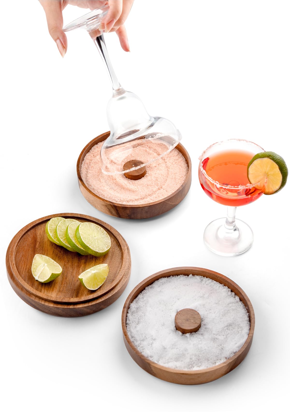 Nucookery compact bar accessory fits home decor while dividing spices and juice.