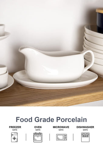Nucookery microwave safe gravy boat keeps sauces warm quickly