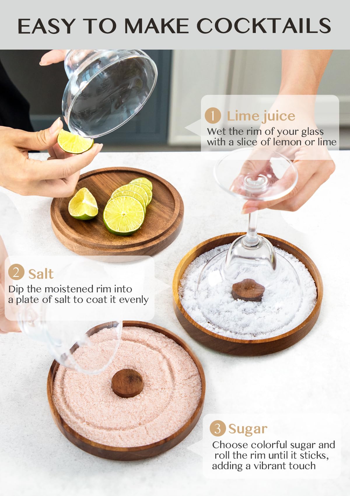 Nucookery stackable rimmer tray keeps rims organized and easy to clean.
