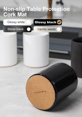 Nucookery sturdy ceramic construction offers lasting daily use.