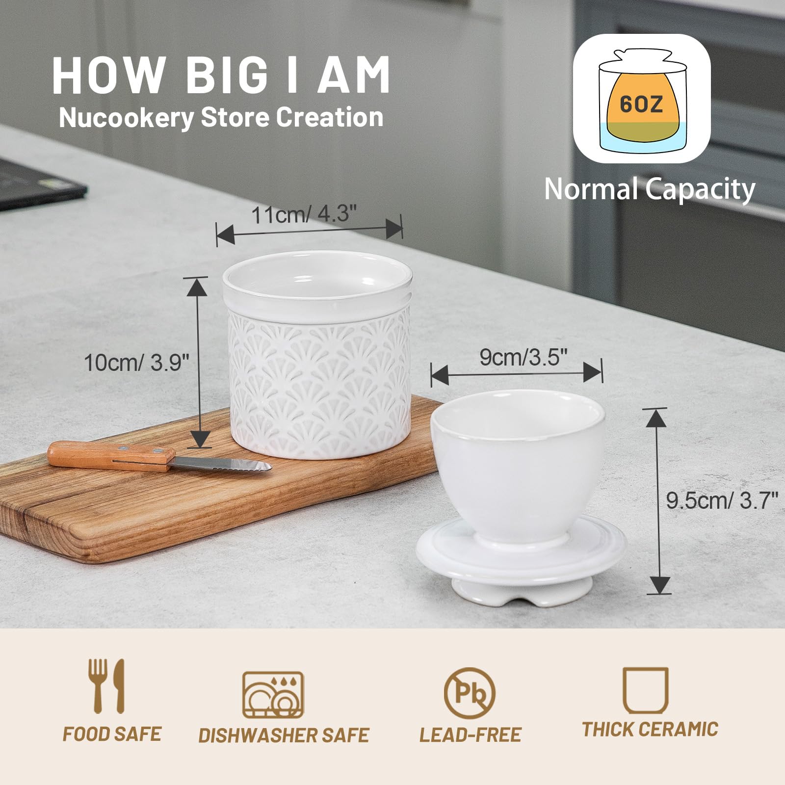 Wide opening enables easy refills with minimal mess on the counter.
