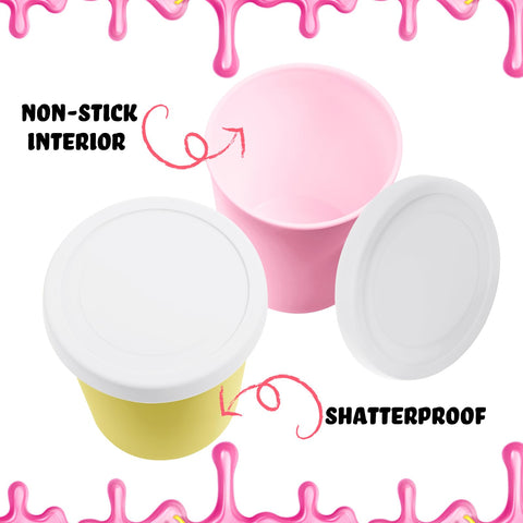 Nuenen spoon included for convenient serving of scooped desserts