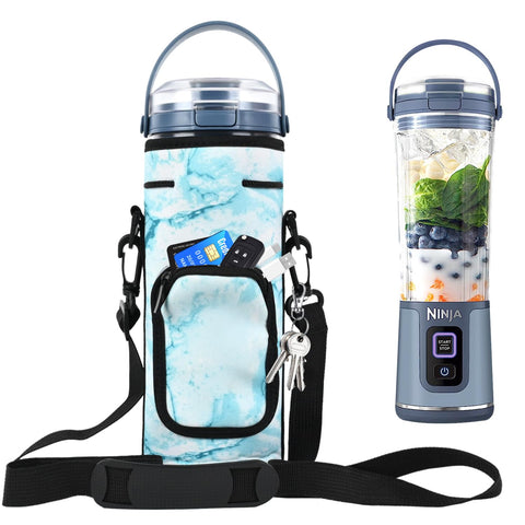 NUENSS-ROR storage sleeve blue fit keeps Ninja Blast secure on the go.