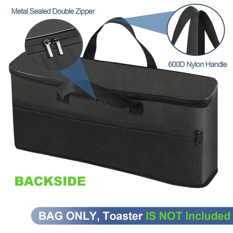 NUENSS-ROR Bella 2 Slice Slim Toaster bag waterproof material protects on trips